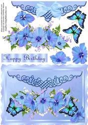 Beautiful Blue Floral Arragment