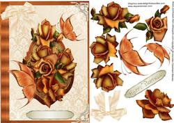Country Florals Copper