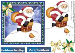 Santa on the Roof