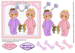 Twin Girls First Birthday