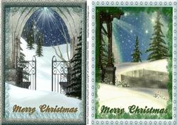 Snowey Christmas Card Fronts