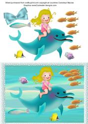 Girl on a Dolphin