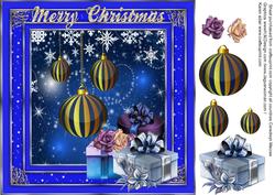 Blue Baubles and Presents