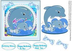 Dolphin and Baby