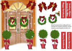 Welcome Christmas Door