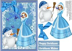 Christmas Blue Birds