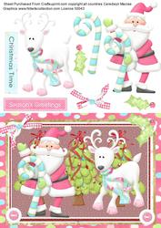 Santa and Reindeer