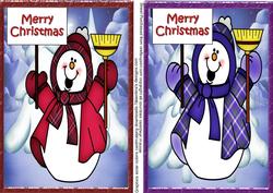 Whimsical Snowmen Toppers