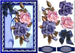 Midnight Blue Roses