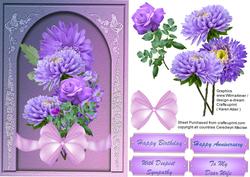 Beautiful Chrysanthemum's and Rose
