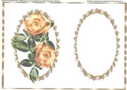 Victorian Golden Roses Incert