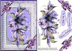 Blue Lillies and Lace