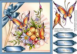 Butterflys and Spring Flowers