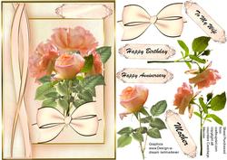 Beautiful Soft Apricot Roses