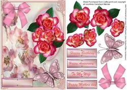 Beautiful Pink Tinged Roses