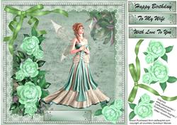 Lovely Greenroses and Fairy