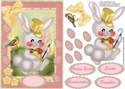 The Easter Bunny All Dressed Up
