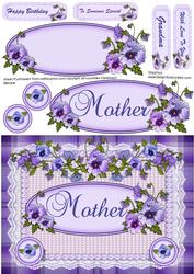 Beautiful Pansy's and Pearls