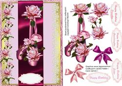 Lovely Ballerina Shoes and Roses