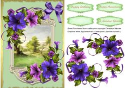 Lovely Country Meadows and Petunias