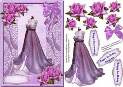 Stunning Lilac Ball Gown