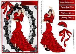 Beautiful Flamico Dancer