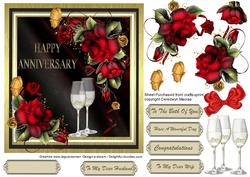 Stunning Red Roses for Love (anniversary )