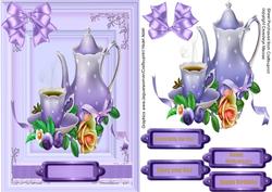 Lovely Lilac Tea Time Set