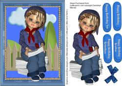 Little Kiki Newspaper Boy