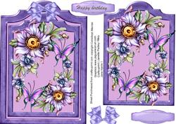 Lovely Flora Flowers in a Ornate Frame