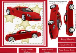 Lovely Red Sports Car