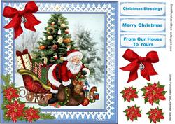 Santa with His Sack of Toys