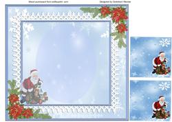 Santa with His Sack of Toys (incert)