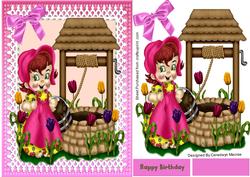 Girl at the Wishing Well