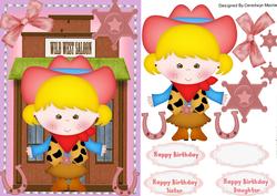 Lovely Little Cow Girl