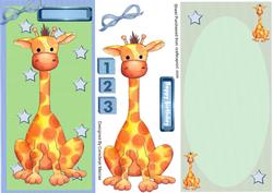 Lovely Birthday Giraffe ( Boy ) D.l.