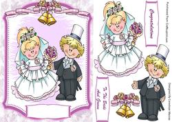 Cute Bride and Groom