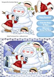 Playing Witrh the Snowman