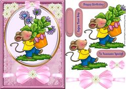The Little Mouse and the Flower Pot