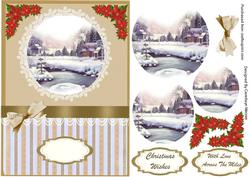 Beautiful Christmas Winter Scene