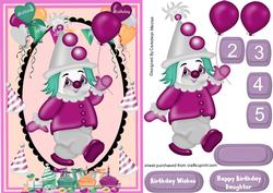 Lovely Cute Girl Clown