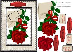 Beautiful Message and Red Rose