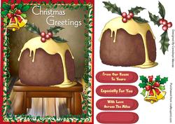 A Large Yummie Christmas Pudding