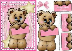 Happy Birthday Bear ( Girl )