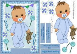 Happy 1st Birthday Baby Boy