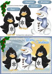 The Snowman and Penqiuns