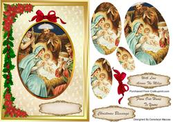 Beautiful Christmas Nativity Scene ( Pyramarge)