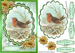 Lovely Christmas Robin
