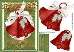 Lovely Christmas Bells on Lace