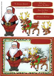 Santa and the Reindeer